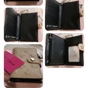 BETSEY JOHNSON XOCASEY WALLET CREDIT CARD CASE WITH KEY RING